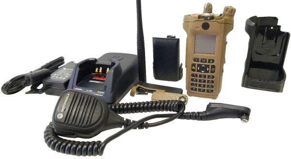 Motorola SRX 2200 3.5 VHF Radio Brown