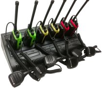 6x Motorola HT1250 II VHF Two Way Radios