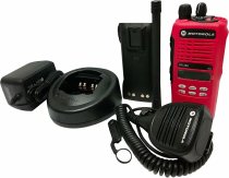 Motorola HT1250 Model 2 VHF Red